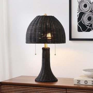 Joanie 22" Bohemian Rustic Iron LED Table Lamp